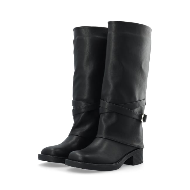 Bottes Au Genou black1 <span itemprop=