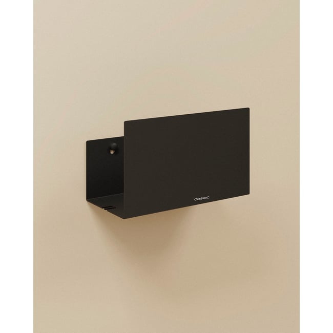 Porte-savon De Douche avec vis ou adhésif NOOK Couleur noir mat <span itemprop=