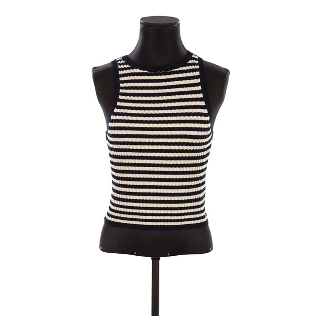 Top sans manche - Très Bon État bleu <span itemprop=