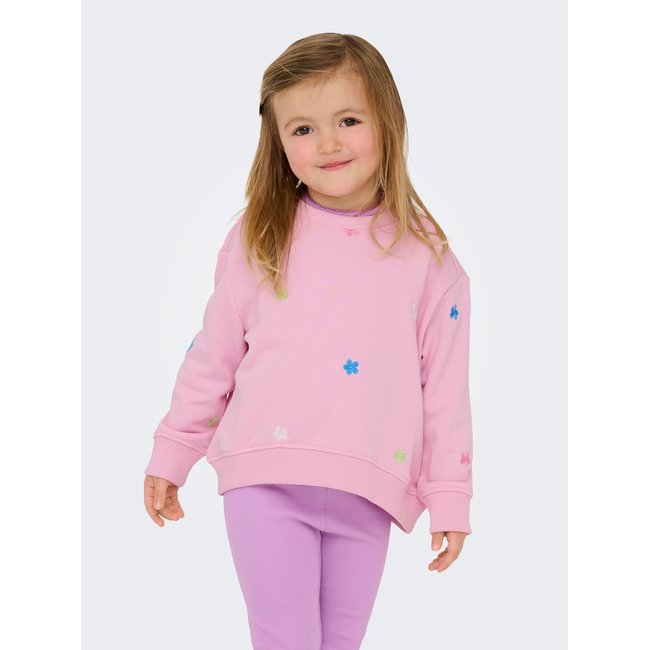 Sweat-shirt KIDS ONLY violet - roseate spoonbill <span itemprop=