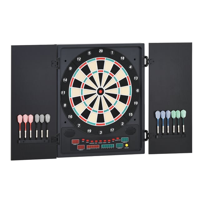 Jeu de fléchettes électronique noir <span itemprop=