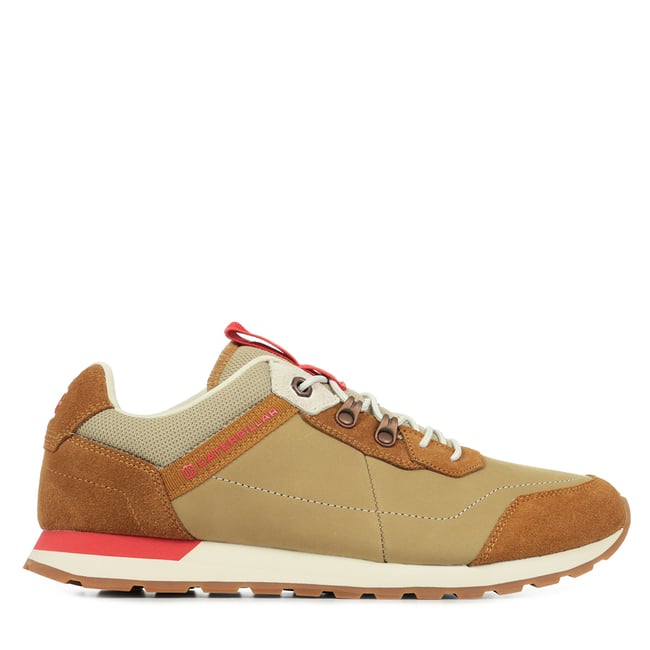 Sneakers cuir nubuck terre <span itemprop=