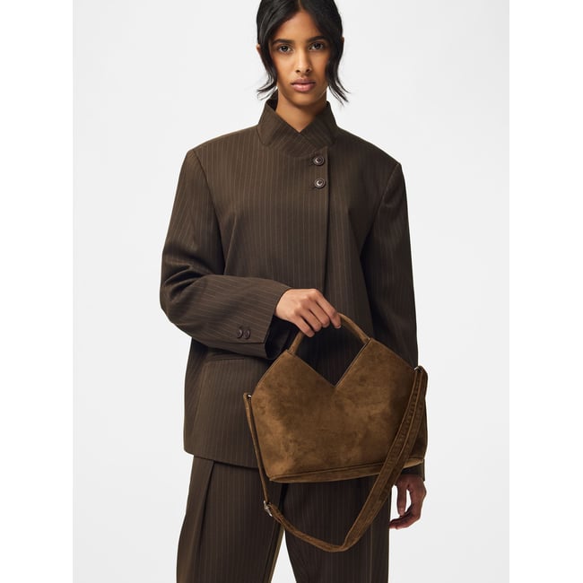 Bag marron - hot fudge1 <span itemprop=