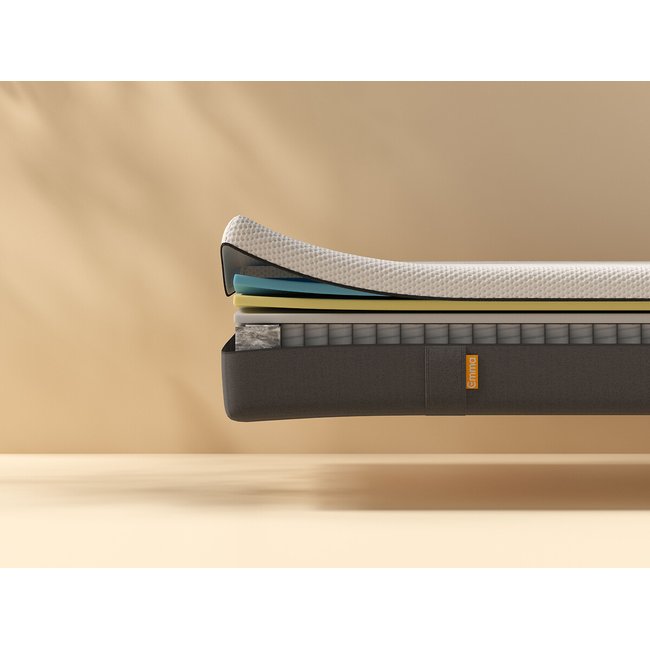 Matelas Hybride | Mémoire de Forme + Ressorts Couleur blanc <span itemprop=