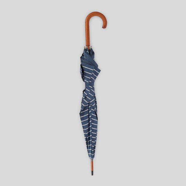 Parapluie long uni marine <span itemprop=