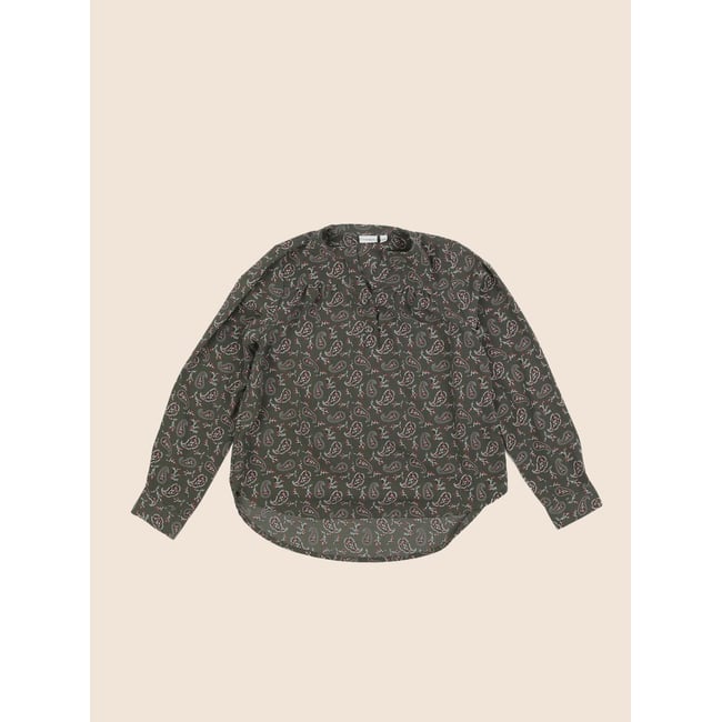 Blouse - Très bon état vert <span itemprop=