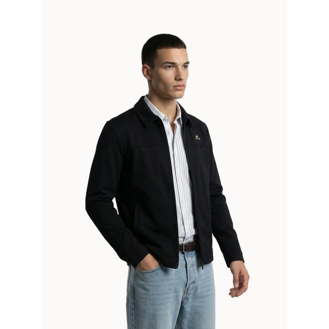 Veste zippée col polo Coq d'Or Coq d'Or black <span itemprop=