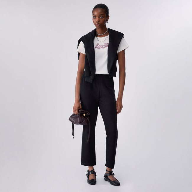 Pantalon en molleton à coupe régulière - LIU JO