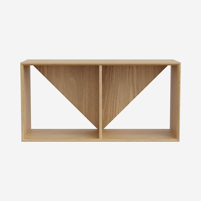Etagère bois UVY Couleur naturel clair <span itemprop=