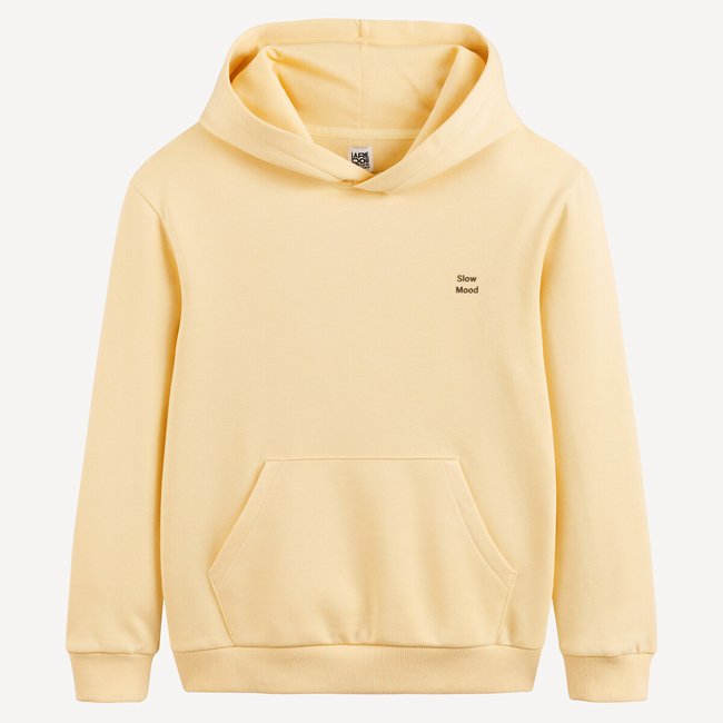 Sweat à capuche en molleton, message poitrine - LA REDOUTE COLLECTIONS