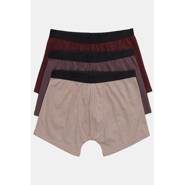 Lot de 3 boxers chocolat <span itemprop=