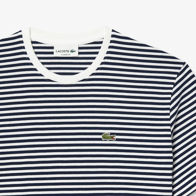 Tee shirt lacoste rayé new arrivals