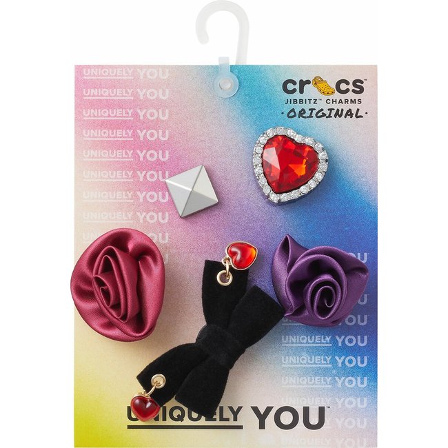 Lote de 5 pins Jibbitz Dark Romance multicolor <span itemprop=