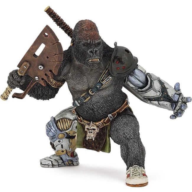 Figurine Mutant gorille marron <span itemprop=