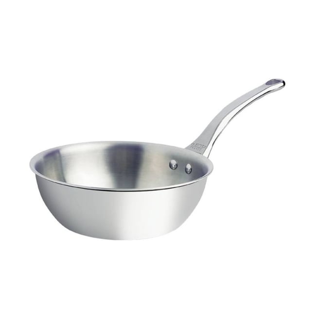 Sauteuse bombée 24 cm affinity blanc <span itemprop=