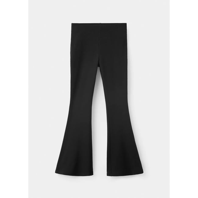 Pantalon flare en maille côtelée - MANGO KIDS