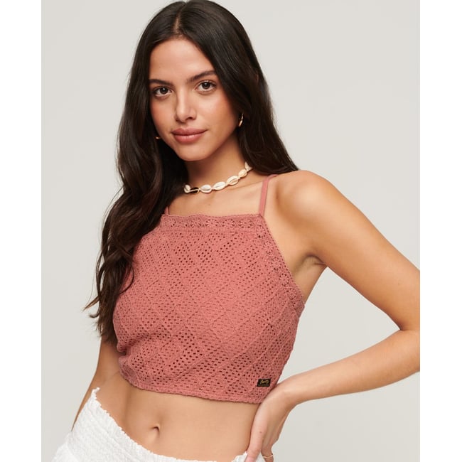 Haut court en crochet Vintage - SUPERDRY
