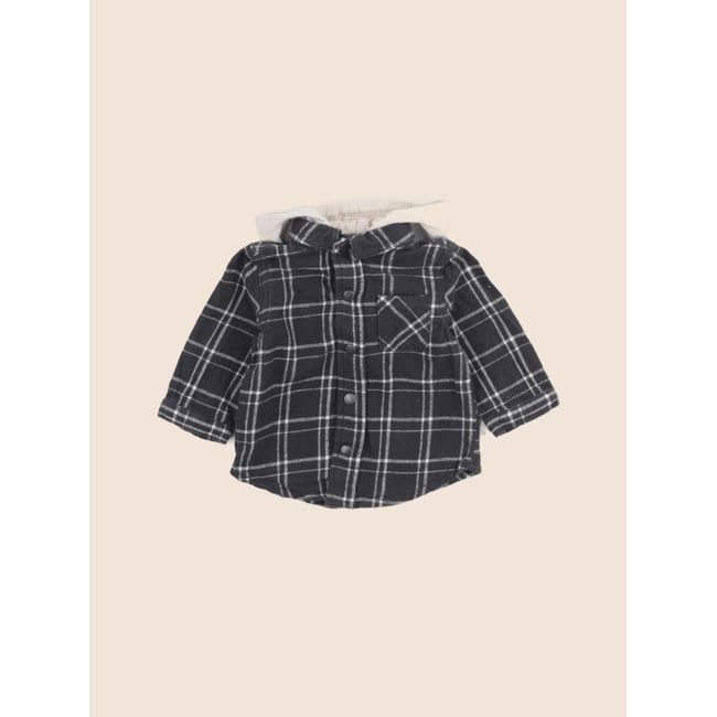 Chemise - Très bon état gris <span itemprop=