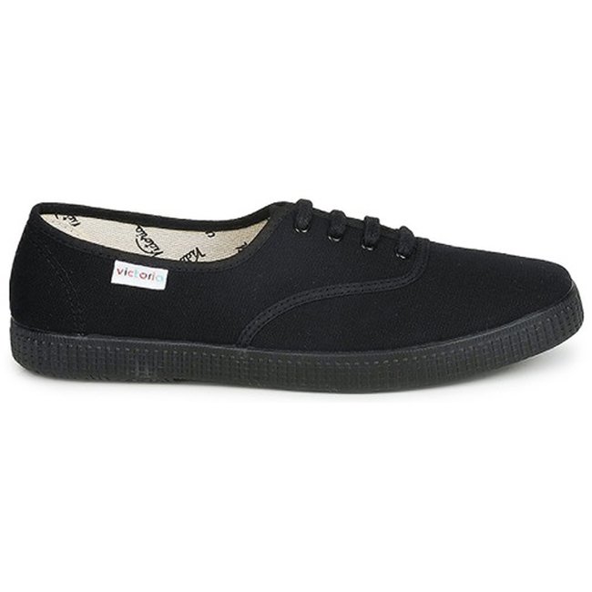 Baskets Inglesa Lona noir <span itemprop=
