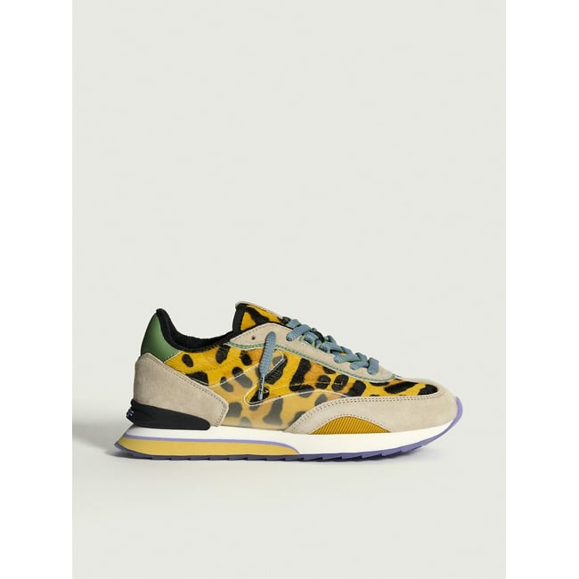 Art Green Trainers, beige/leopard print, HOFF
