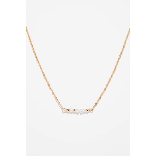 Collier court théa - Perle de culture perle de culture <span itemprop=