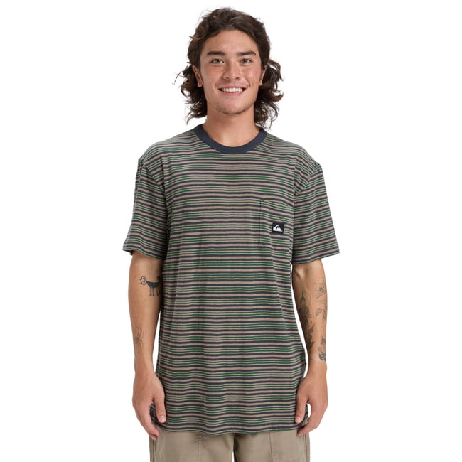 T-shirt à manches courtes ONYX STRIPED beige fallen rock onyx stripe <span itemprop=