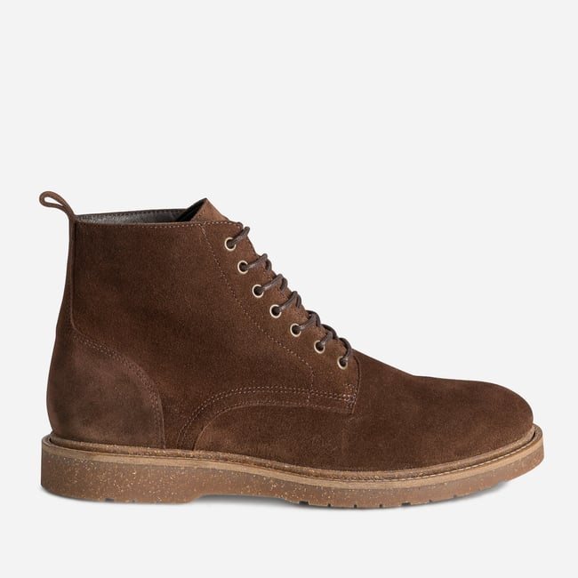 Boots en cuir LILIAN marron <span itemprop=