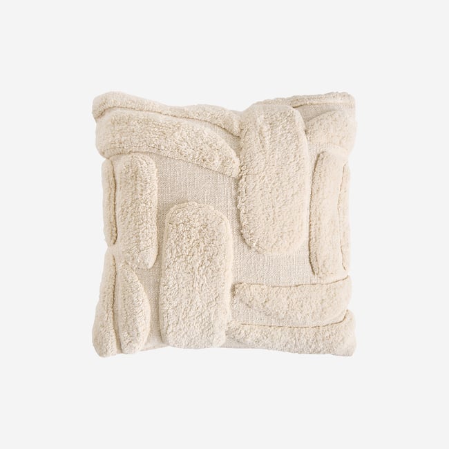 Coussin tufté en coton ANOUK - HABITAT