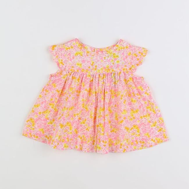 Robe Jacadi En Velours De Coton Côtelé Violette - Taille 116 (6 Ans), Occasion Très Bon état