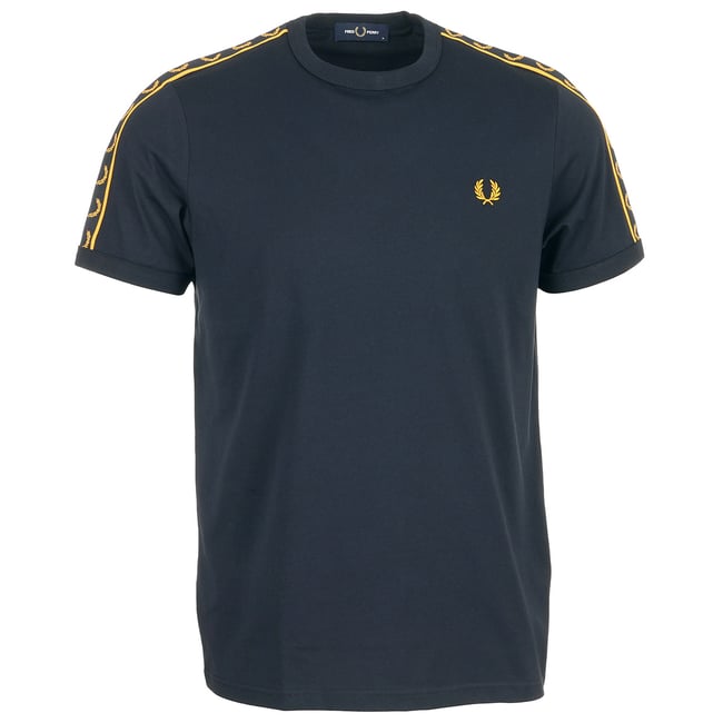 CONTRAST TAPE RINGER T-SHIRT - FRED PERRY
