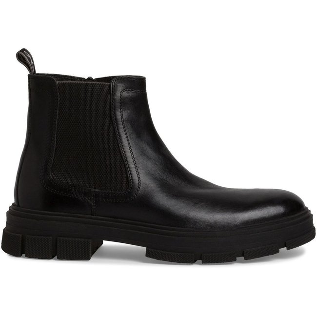 Bottine Chelsea à élastique noir <span itemprop=