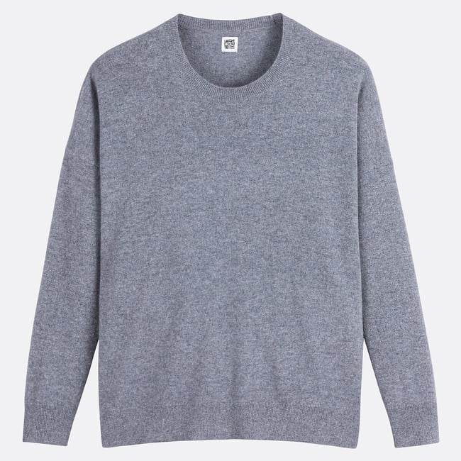 Pull cachemire col rond fine maille volume ample - LA REDOUTE COLLECTIONS