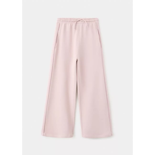 Pantalon de jogging wideleg rose <span itemprop=