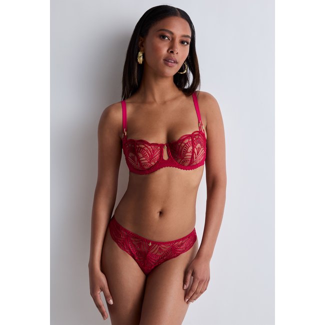 Soutien-gorge Corbeille avec armatures Vibes rouge <span itemprop=