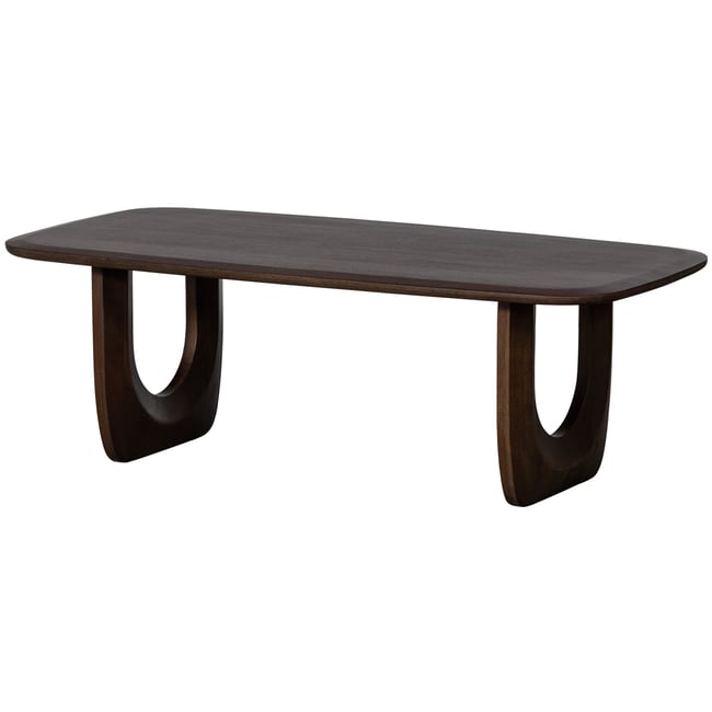 Table d'appoint en bois de manguier FREQUENT Couleur noyer <span itemprop=