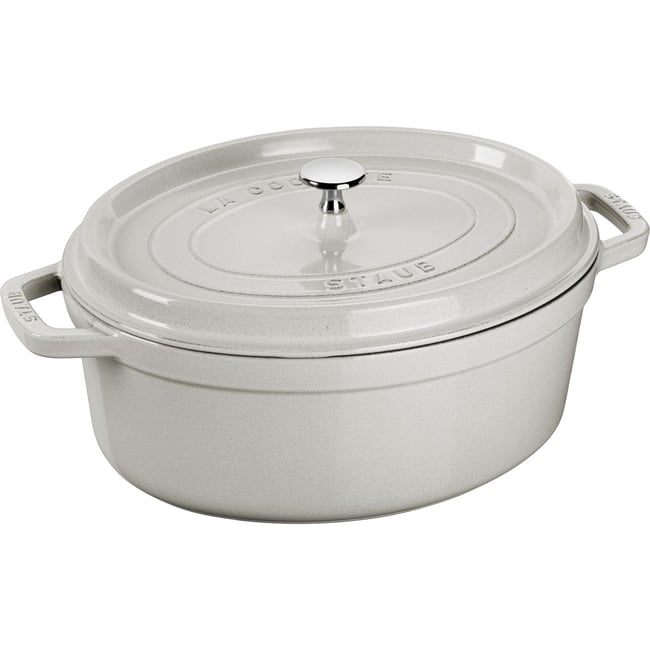 Cocotte ovale 29 cm Truffe blanche truffe blanche <span itemprop=