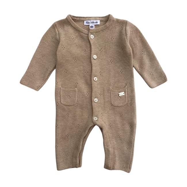 Combinaison bébé - Très bon état beige <span itemprop=