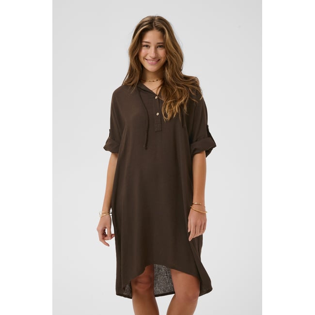 Robe marron java <span itemprop=
