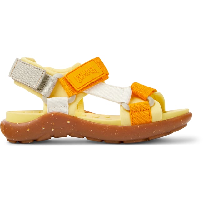 Sandales Wous orange / jaune <span itemprop=