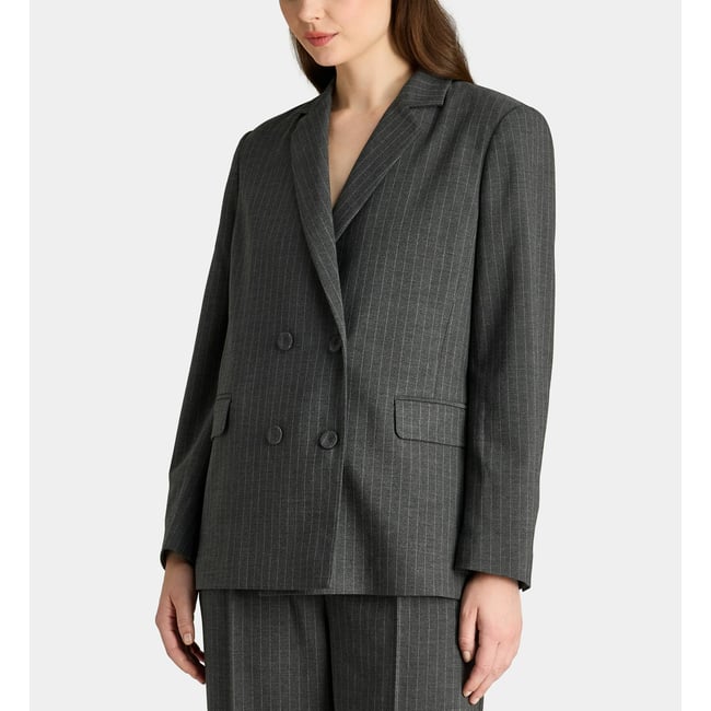 Veste de tailleur droite axel ten rayures recyclée - GALERIES LAFAYETTE
