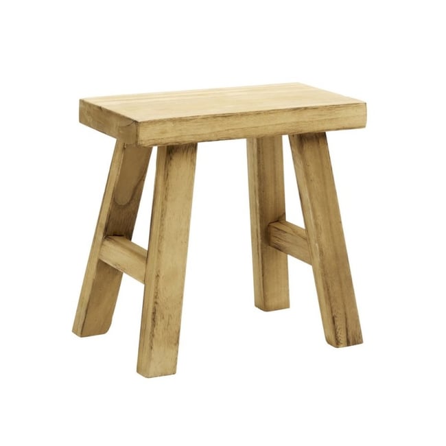Tabouret bois Couleur bois clair <span itemprop=