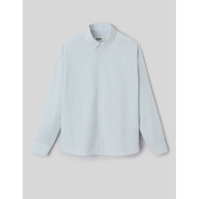 Chemise à carreaux bleu foncé <span itemprop=