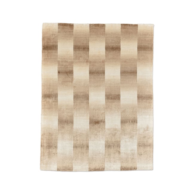 Tapis salon Palmyra, fait main, 100% laine Couleur beige <span itemprop=
