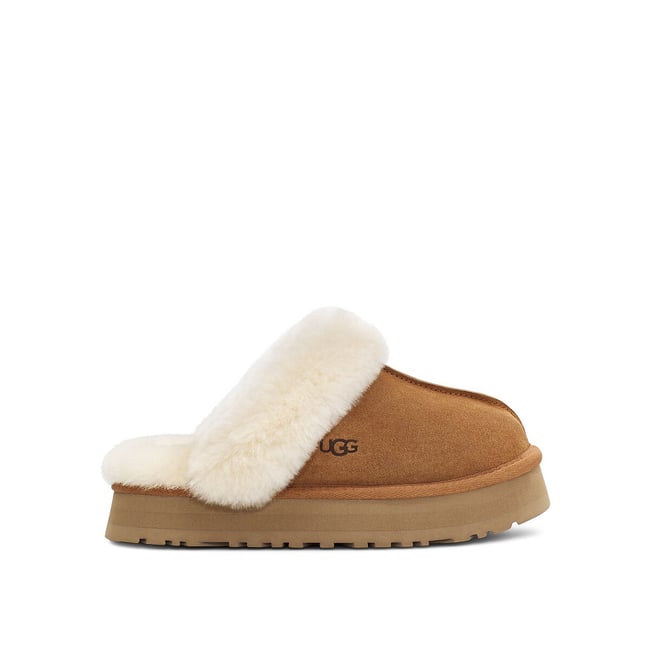 Mules W Disquette noisette <span itemprop=