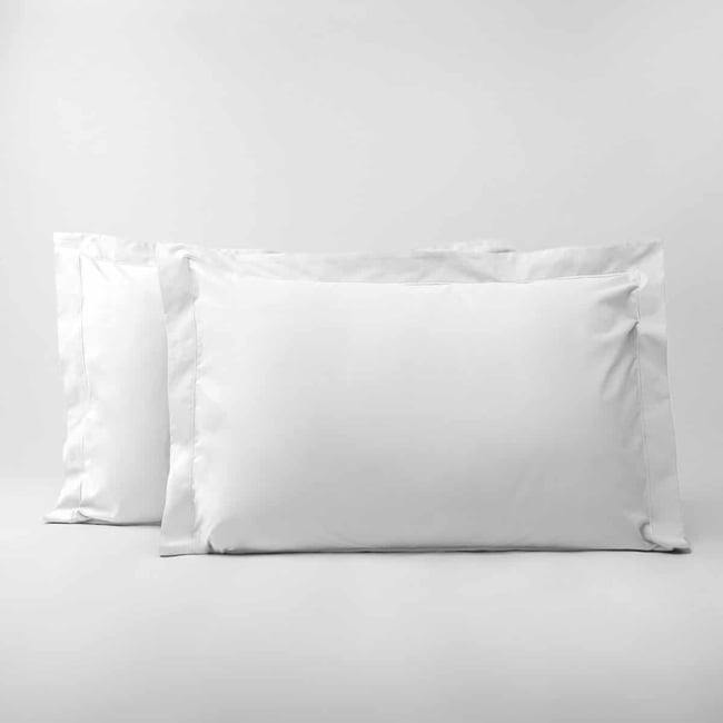 Lot de 2 taies d'oreillers coton percale 200 fils DESIREE - LINANDELLE