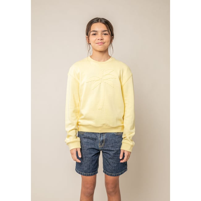 Sweat fille en 100% coton

 TEANA light yellow <span itemprop=