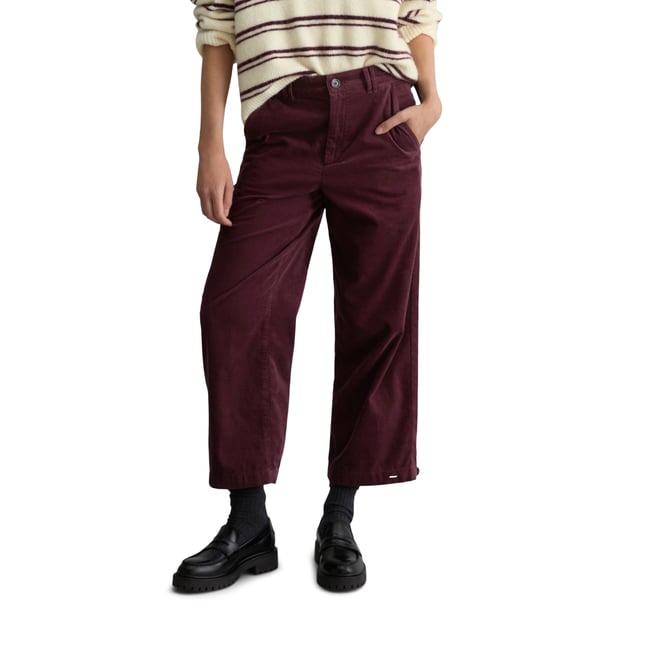 Pantalon en velours côtelé loose en coton organique - MARC O’POLO DENIM