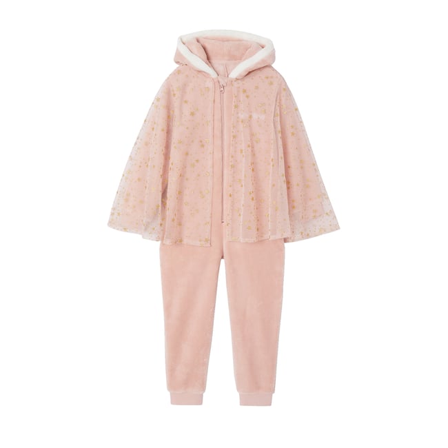 Combinaison princesse rose poudré <span itemprop=