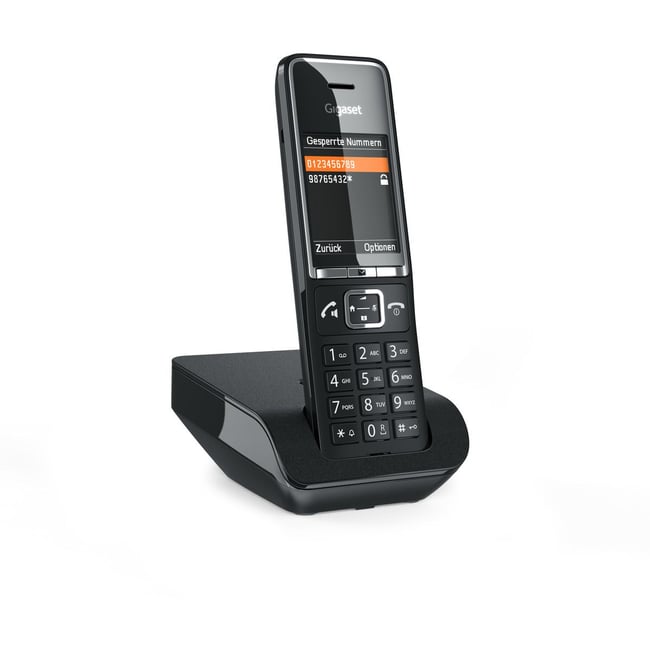 Téléphone sans fil COMFORT 550 NOIR noir <span itemprop=