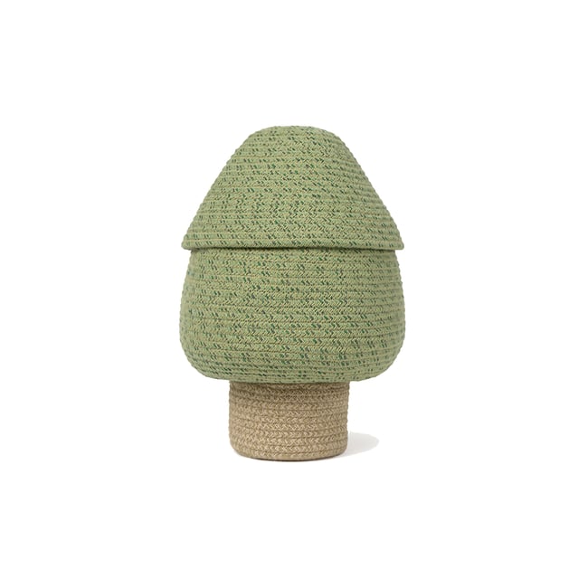 Arbre à paniers BACK TO SCHOOL Couleur amande, jaune fil recyclé, matcha, yeux verts, vert canard, vert moyen, monstera <span itemprop=